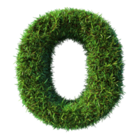 A grassy letter o is shown in the shape of a circle png