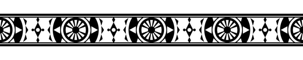 Seamless Oriental and Native Inspired Pattern A Blend of Tradition and Style. vector