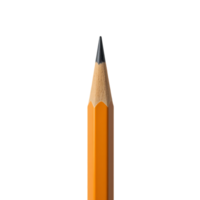 High-Resolution Pencil Isolated on Transparent Background for Mockups png