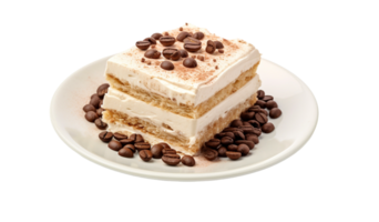 Two-toned sponge cake with cream layers png