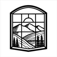 Small Square Windows vector