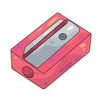 Illustration of sharpener vector