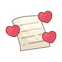Illustration of wish list vector