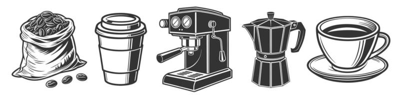 Coffee set Illustration vector