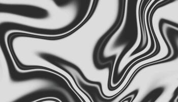 Modern Black and White Abstract Fluid Art with Bold Swirling Patterns vector