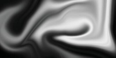 Black and White Abstract Fluid Art with Gradient Swirls vector