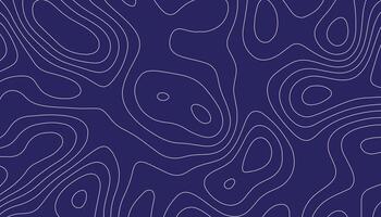 Dark Blue Contour Line Art Background for Modern Design Projects vector