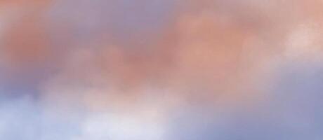 Soft Pastel Cloudscape Background with Warm and Cool Tones vector