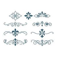 set of decorative elements for design vector