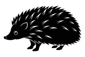 Artistic Ways to Feature Echidna Silhouettes in Crafts vector