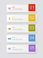 Modern banner, web template, abstract design template, graphic flyer, web design, creative design , five vector