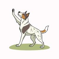 Australian Cattle Dog Fist vector