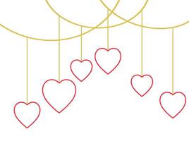 Heart Background Valentine Day vector