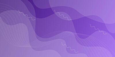 Colorful wave geometric banner background. Purple elements with liquid gradient. Dynamic shape composition. Eps10 vector