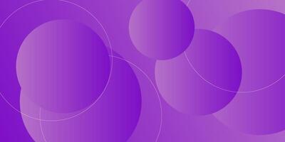 Abstract geometric circle background art design with purple color pattern background. Eps10 vector