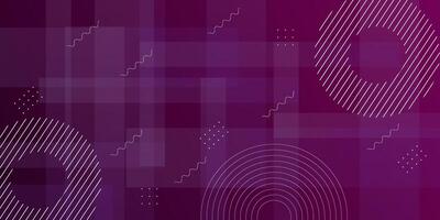 Abstract colorful dark purple background with white line shapes. Modern and simple background. Eps10 vector