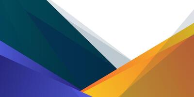 Abstract 3D background orange and blue overlapping with shadow. Orange and blue colors on white background. Eps10 vector