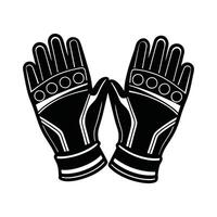 Motorcycle Riding Gloves Illustration Bold and Stylish Design vector