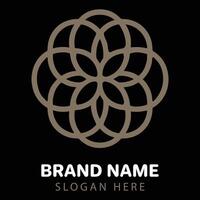 Abstract Sacred Geometry Patterns for Logo vector
