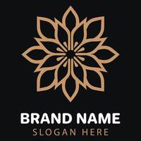 Abstract Art With Sacred Geometry For Branding Logo vector