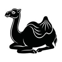 Camel Silhouette Illustration for Design vector