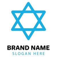 Creative Abstract Logo with Sacred Geometry vector