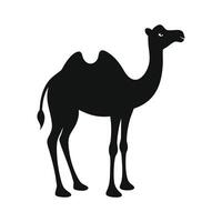 Minimalist Camel Silhouette Artwork vector