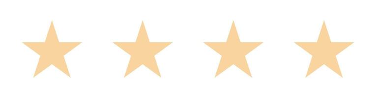 Star Icons set vector