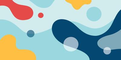 fantastic geometric abstract background. Fluid and leaf shapes composition. vector