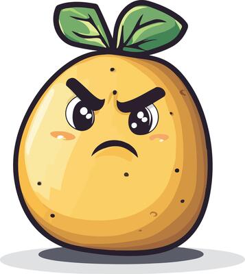Potato Power with a angry