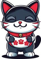 Masked Kitty Charm vector