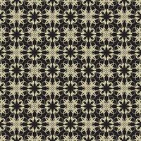 Unique classic pattern on black background vector