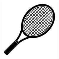 tennis racket isolated on white background vector