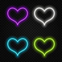 UI icon with neon light isolated in black background. vector