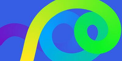 Abstract Colorful Swirls Creative Design Template EPS10 vector