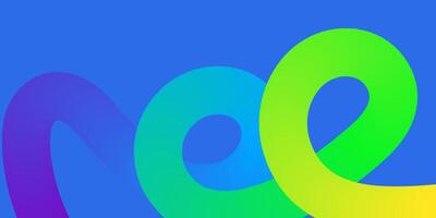 Abstract Colorful Swirls Creative Design Template vector