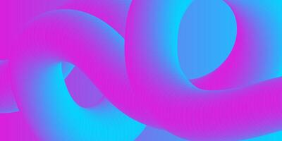 Abstract Fluid Gradient Background Vibrant Pink Blue Curves Design vector