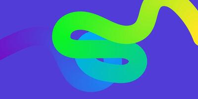 Abstract Colorful Gradient Swirls Creative Design Template vector