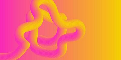 Abstract Creative Design Pink, Yellow, Gradient, Wave, , Background, Template, Modern, Style, vector