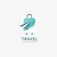 Travel agent logo design illustration vector