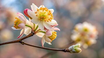 A flower and blur background photo