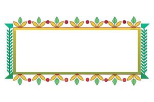 Gold golden basic shape Frame vector