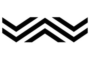 Geometric abstract black background vector
