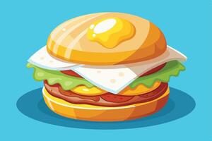 Hamburger design isolated vector