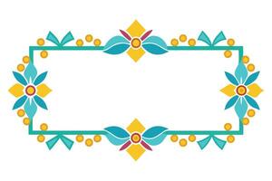 Frame for painting on a white background vector