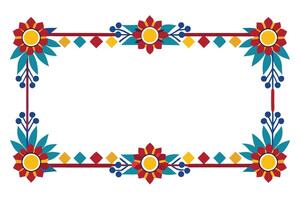 Decorative frame and fill vector