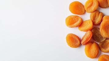 Versatile Dried Apricots Image Suitable for Various Culinary and Health-Focused Uses photo