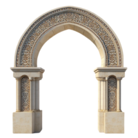 Isolated Arabic Arch Gate Image for Design Projects and Websites png