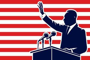 Flat martin luther king day background vector