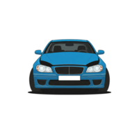 Blue SUV car mockup for branding and advertising purposes. Includes elements of corporate identity. All layers and groups are well-organized for easy editing and recol. Views png